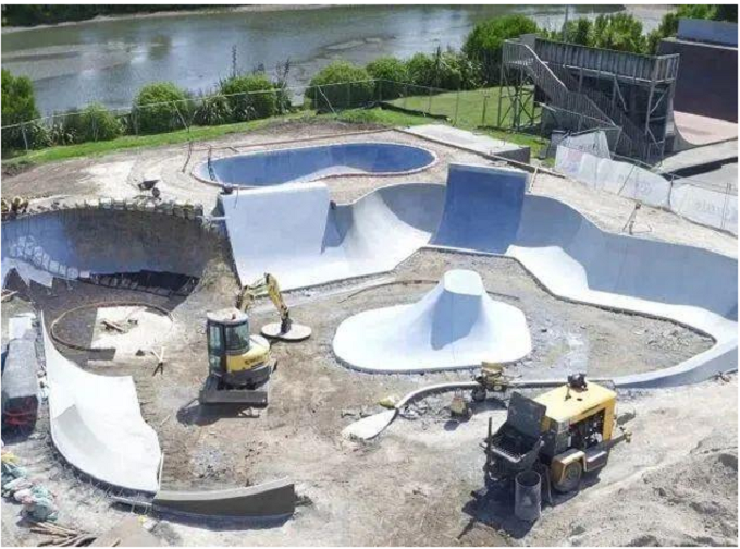 滑板場(chǎng)地施工圖片 滑板場(chǎng)地施工圖片